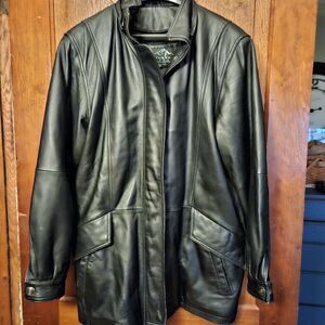 Genuine Black Leather Jacket Men’s Medium | Northern Glades Biker Jacket